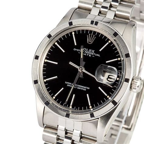 15010 rolex black dial|Review: The Rolex Date ref. 15010 .